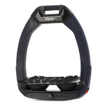 Flex-on Safe-On Stirrups Navy/Black/Black Inclined Ultra Grip