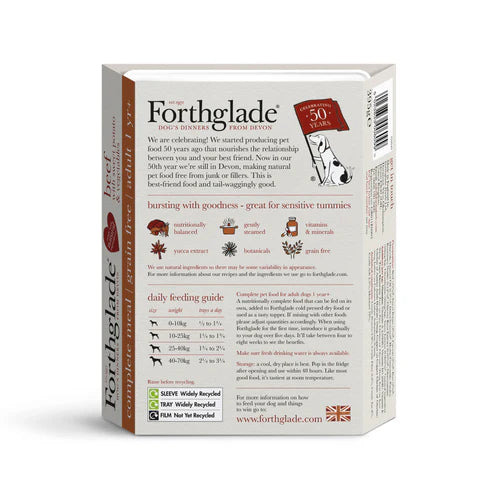 Forthglade Adult Complete Grain Free Beef & Sweet Potato 395g
