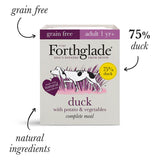 Forthglade Adult Complete Grain Free Duo Variety Duck & Chicken 12x395g