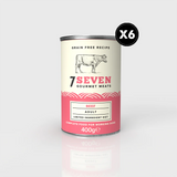 Seven Dog - Adult Beef Grain Free Tins 6x400g