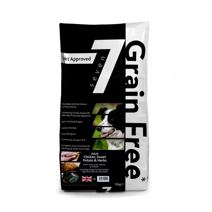 Seven Dog - Adult Chicken With Sweet Potato & Herbs Grain Free 12kg