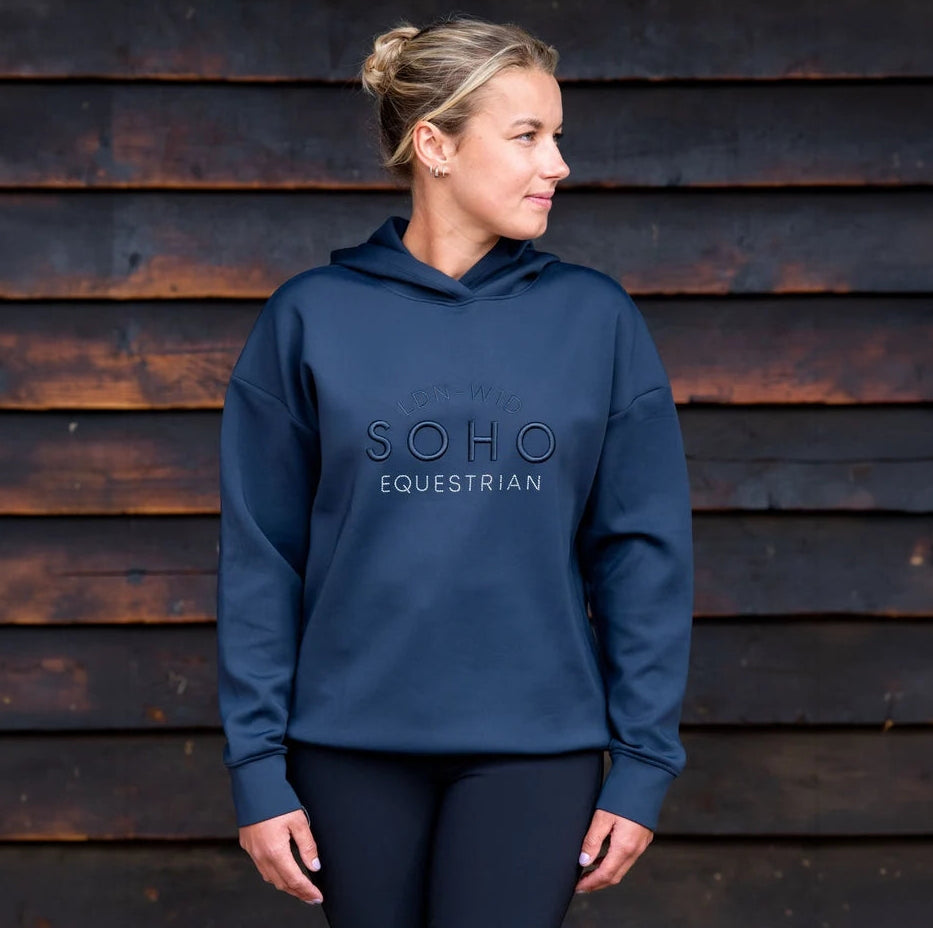Soho Equestrian Hoodie Midnight Navy