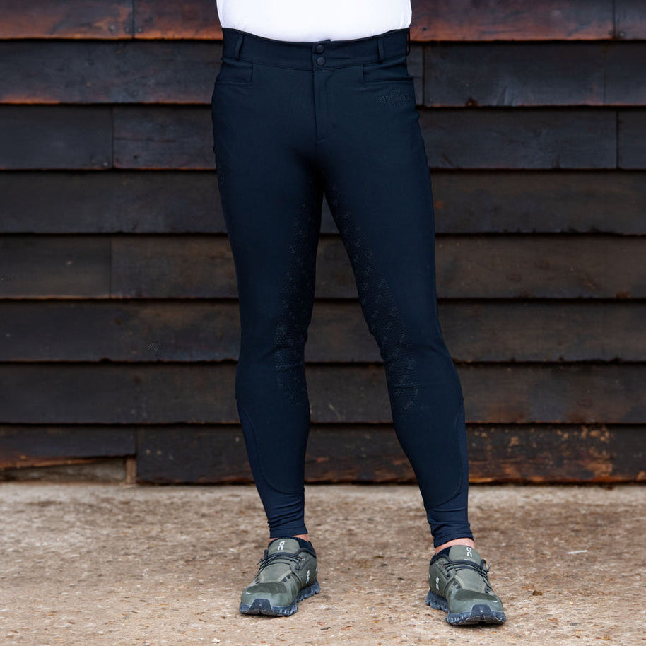 Soho Equestrian Mens Breeches Black