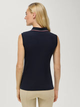 Tommy Hilfiger Equestrian Cordova Sleeveless Polo Desert Sky