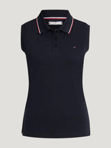 Tommy Hilfiger Equestrian Cordova Sleeveless Polo Desert Sky