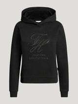 Tommy Hilfiger Equestrian Estelle Rhinestone Hoodie Black