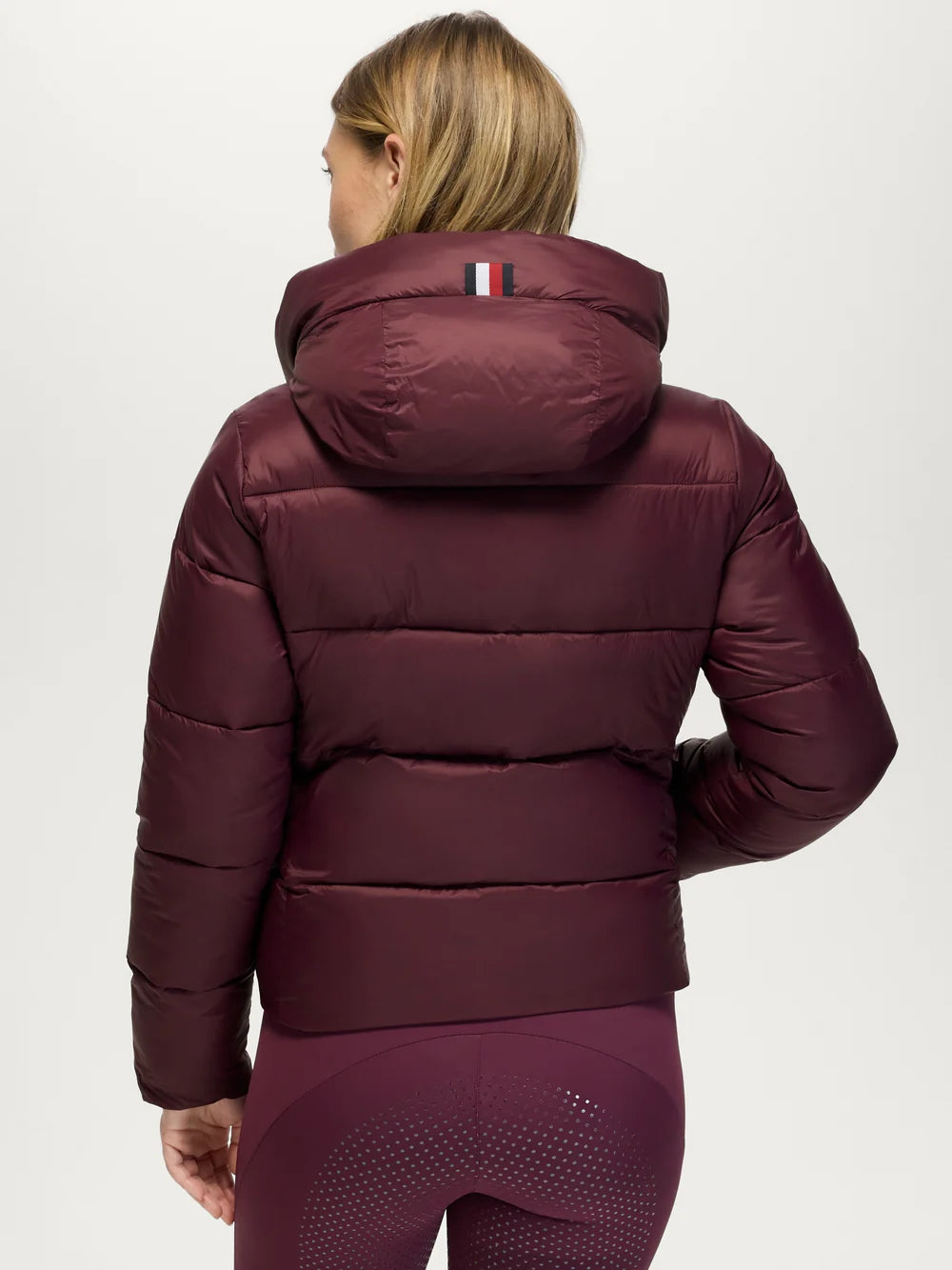 Tommy Hilfiger Equestrian Glendale Puffer Jacket Deep Burgundy