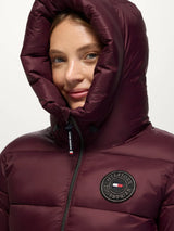 Tommy Hilfiger Equestrian Glendale Puffer Jacket Deep Burgundy