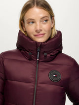 Tommy Hilfiger Equestrian Glendale Puffer Jacket Deep Burgundy