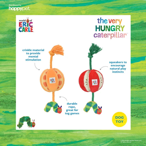 Eric Carle Very Hungry Caterpillar Apple Rope Tug