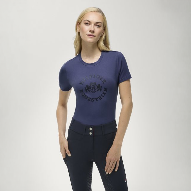Tommy Hilfiger Equestrian Pasadena T-Shirt Faded Indigo