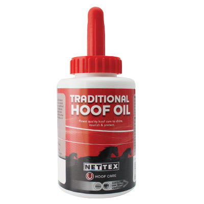 Nettex Traditional Hoof Oil with Brush Cap 400ml
