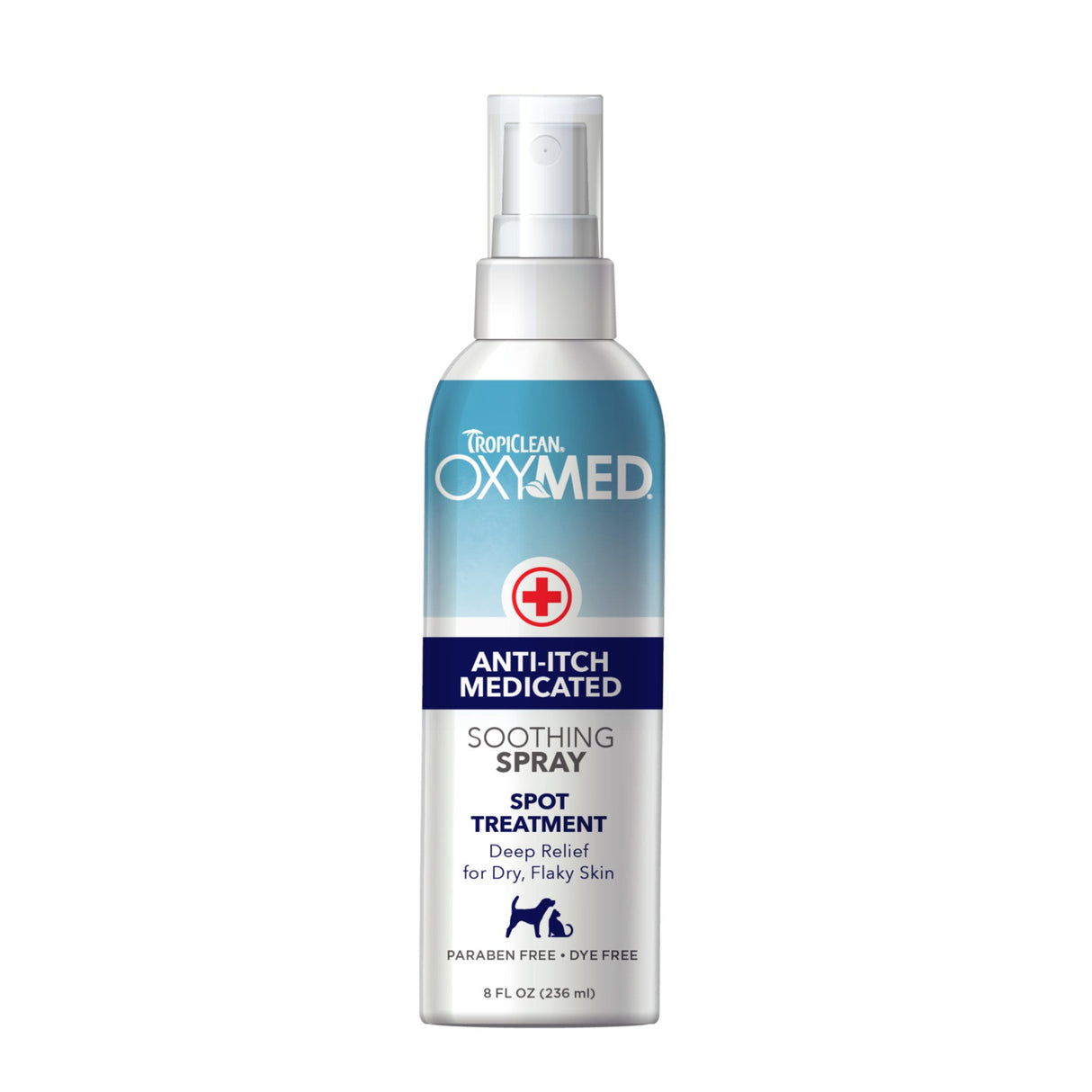 TropiClean OxyMed Medicated Anti Itch Spray 236ml