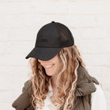 Kentucky Horsewear Trucker Cap Glitter Black