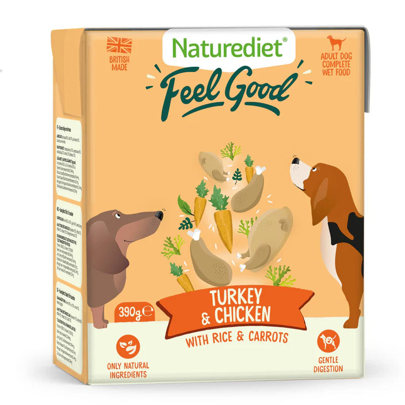 Nature Diet Dog - Turkey & Chicken 390g