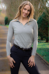 Mochara V Neck Long Sleeve Pistachio