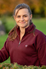 Mochara Half Zip Sweatshirt Burgundy