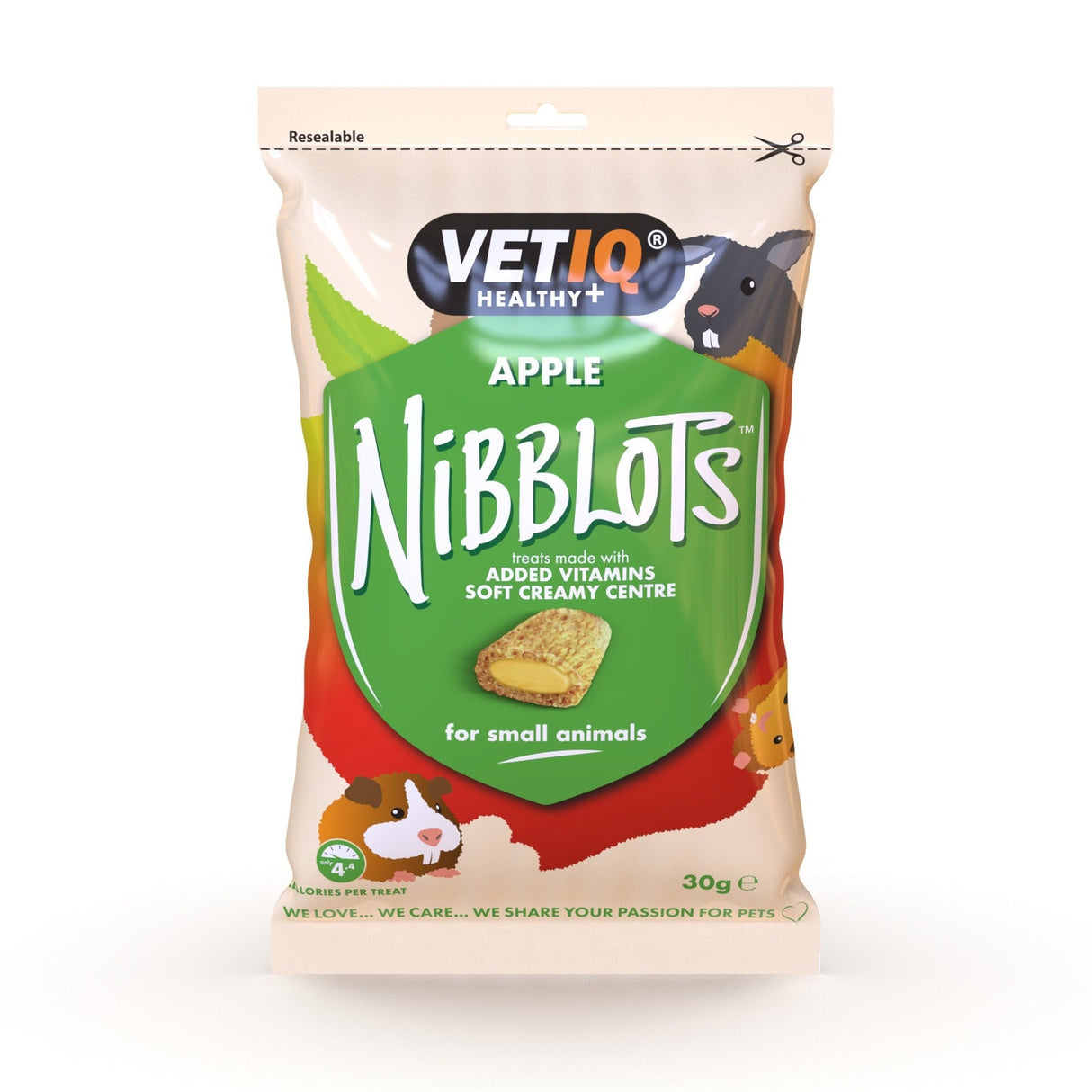 VETIQ Small Animal Nibblots - Apple 30g