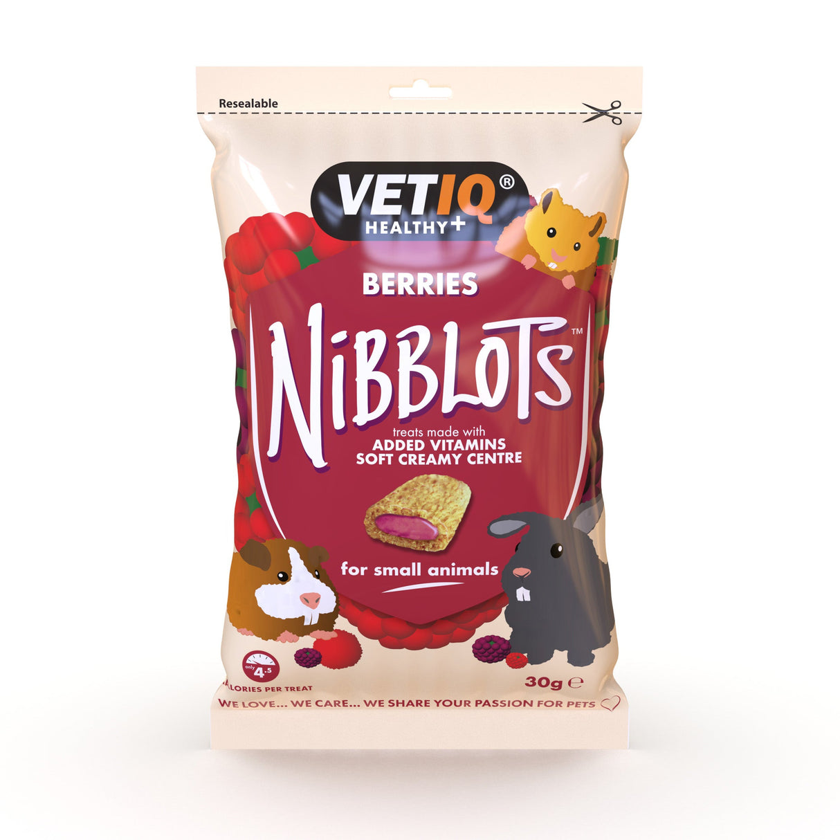VETIQ Small Animal Nibblots - Berry 30g