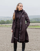 EQUIDRY Women's Bronte Waterproof Riding Coat Brown