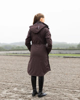EQUIDRY Women's Bronte Waterproof Riding Coat Brown