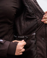 EQUIDRY Women's Bronte Waterproof Riding Coat Brown