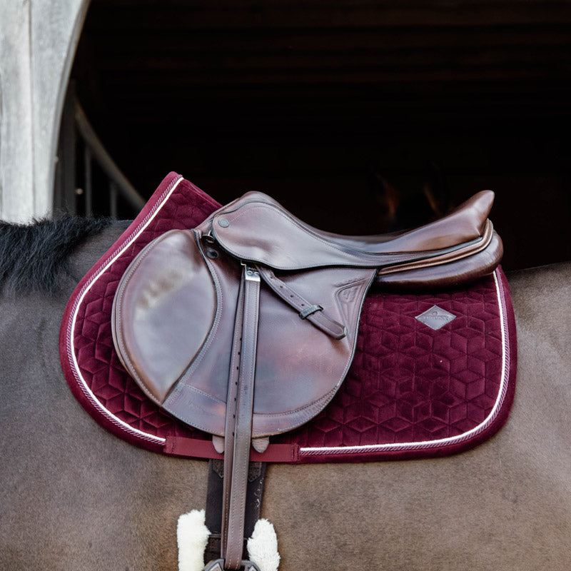 Kentucky Horsewear Saddle Pad Velvet Jumping