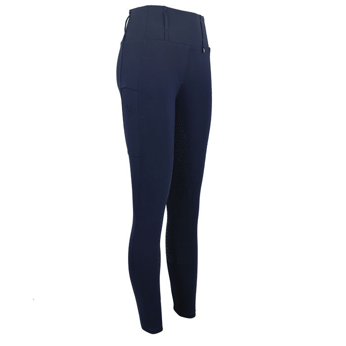 Woof Wear All Season Riding Tights Full Seat Navy