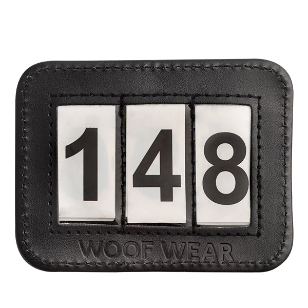 Woof Wear Bridle Number Holder Black