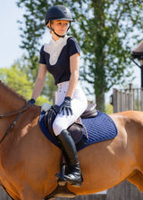 Woof Wear Close Contact Sheepskin Saddle Cloth Navy Full