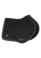 Woof Wear Herringbone Saddle Pad CC Black Cob