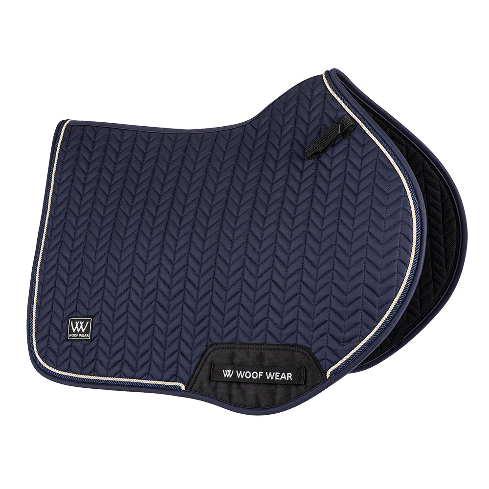 Woof Wear Herringbone Saddle Pad Close Contact