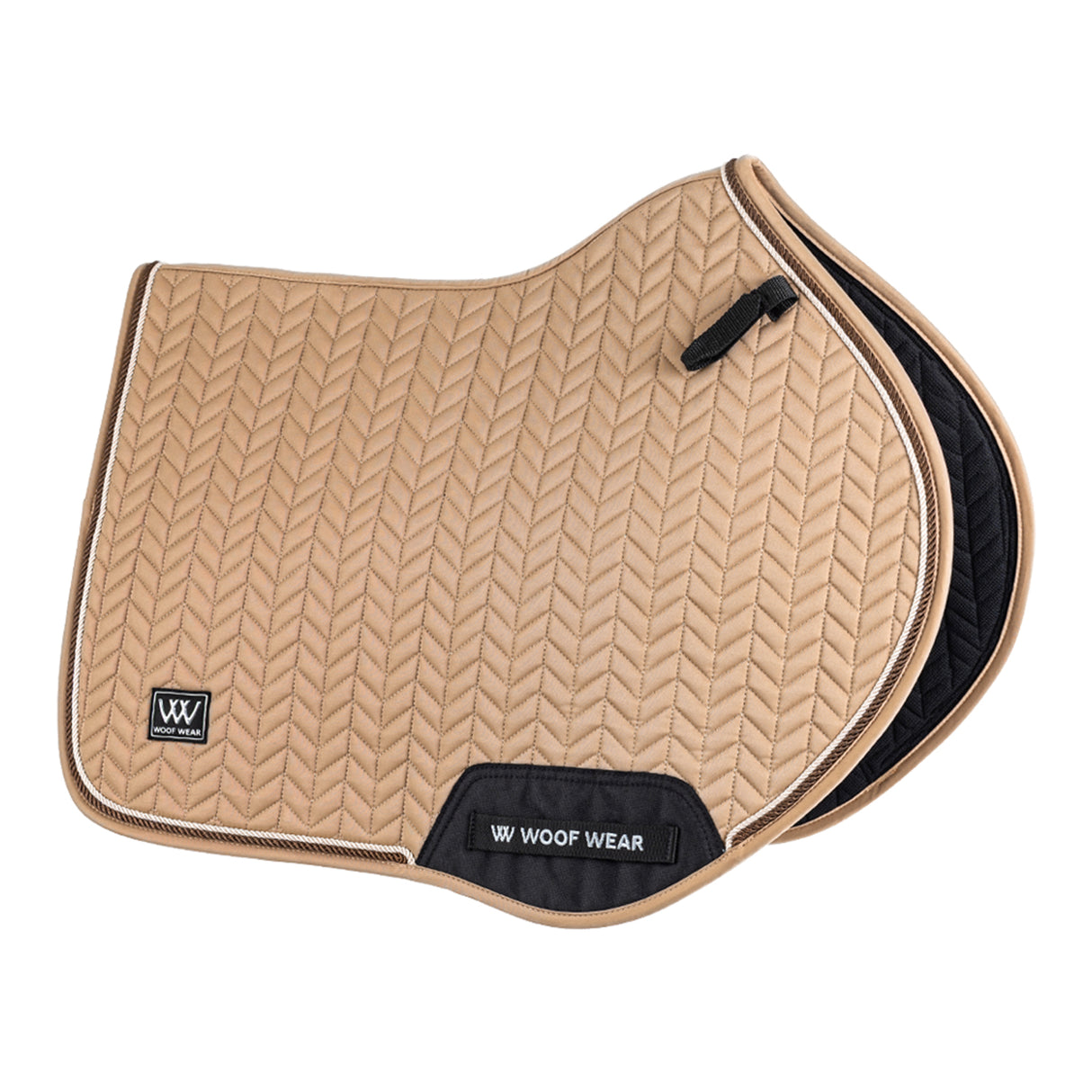 Woof Wear Herringbone Saddle Pad Close Contact