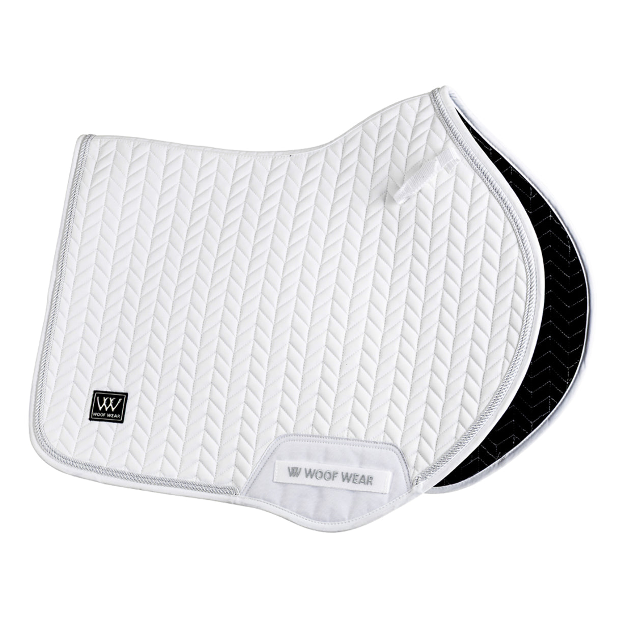 Woof Wear Herringbone Saddle Pad Close Contact
