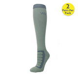 Woof Wear Long Bamboo Waffle Riding Socks