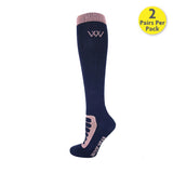 Woof Wear Long Bamboo Waffle Riding Socks