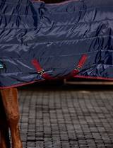 Weatherbeeta Comfitec 210D Channel Quilt Stable Combo 360g Navy / Burgundy