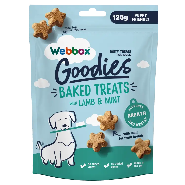 Webbox Goodies Lamb With Mint Baked Treats 125g