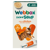 Webbox Cats Lick-e-Licious Chicken 4x20g