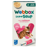 Webbox Cats Lick-e-Licious Salmon 4x20g