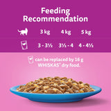 Whiskas 1+ Fish Favourites in Jelly Adult Wet Cat Food Pouches 80x85g