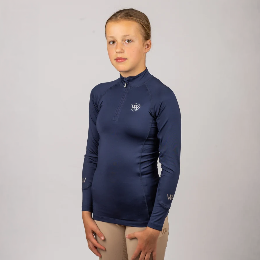 Woof Wear Young Rider Tech Shirt Navy