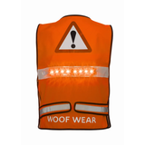 Woof Wear LED Hi Vis Riding Vest Orange