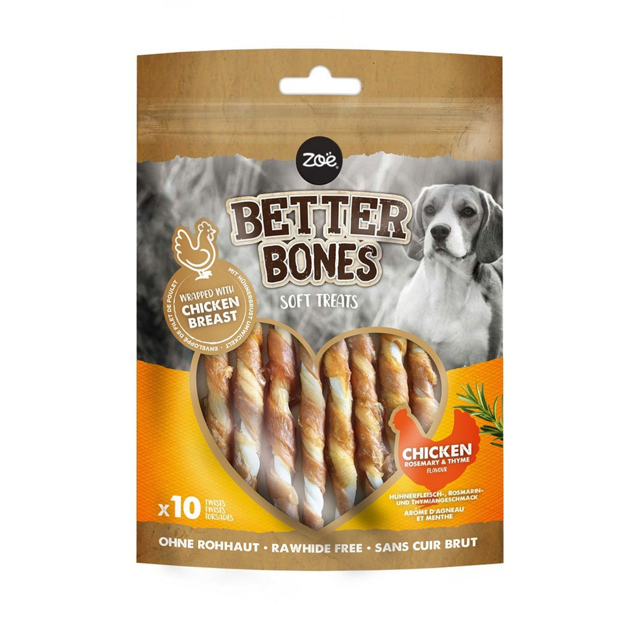 Zoe Better Bones Chicken Wrapped Twists 10pk