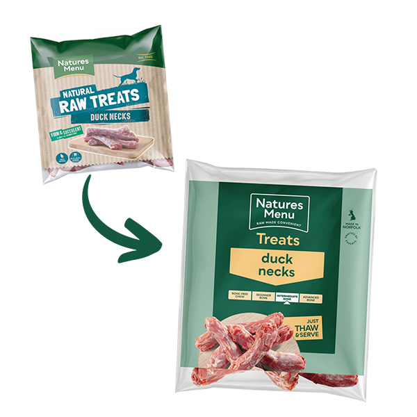 Natures Menu Dog - Natural Raw Treats Duck Necks