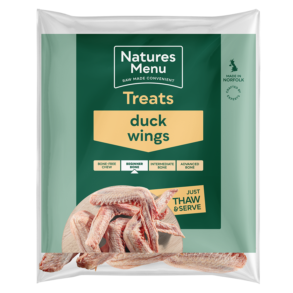 Natures Menu Dog - Natural Raw Treats Duck Wings 6 pack
