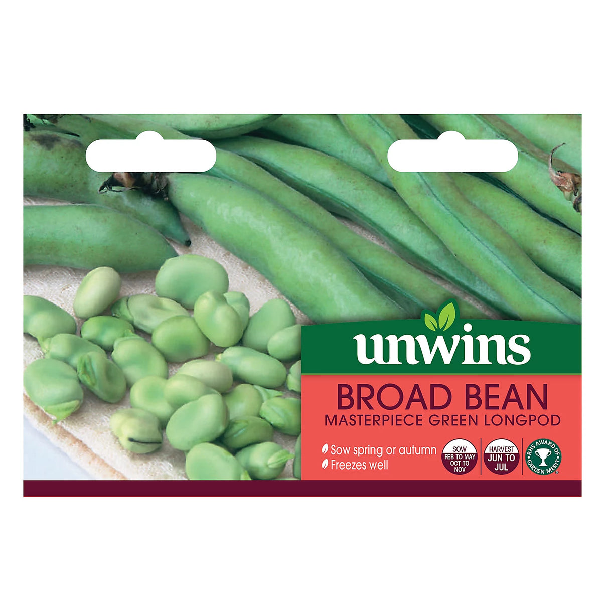 Unwins Broad Bean Masterpiece Green Longpod Pea & bean