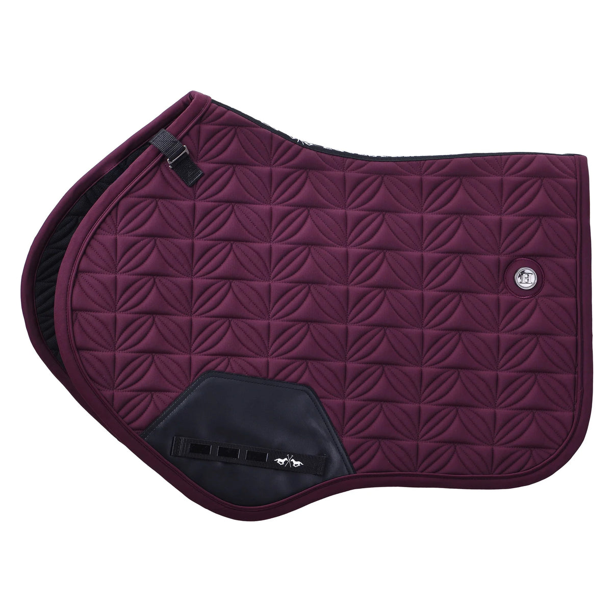 HV Polo Saddlepad HVPElisa GP Wine Full