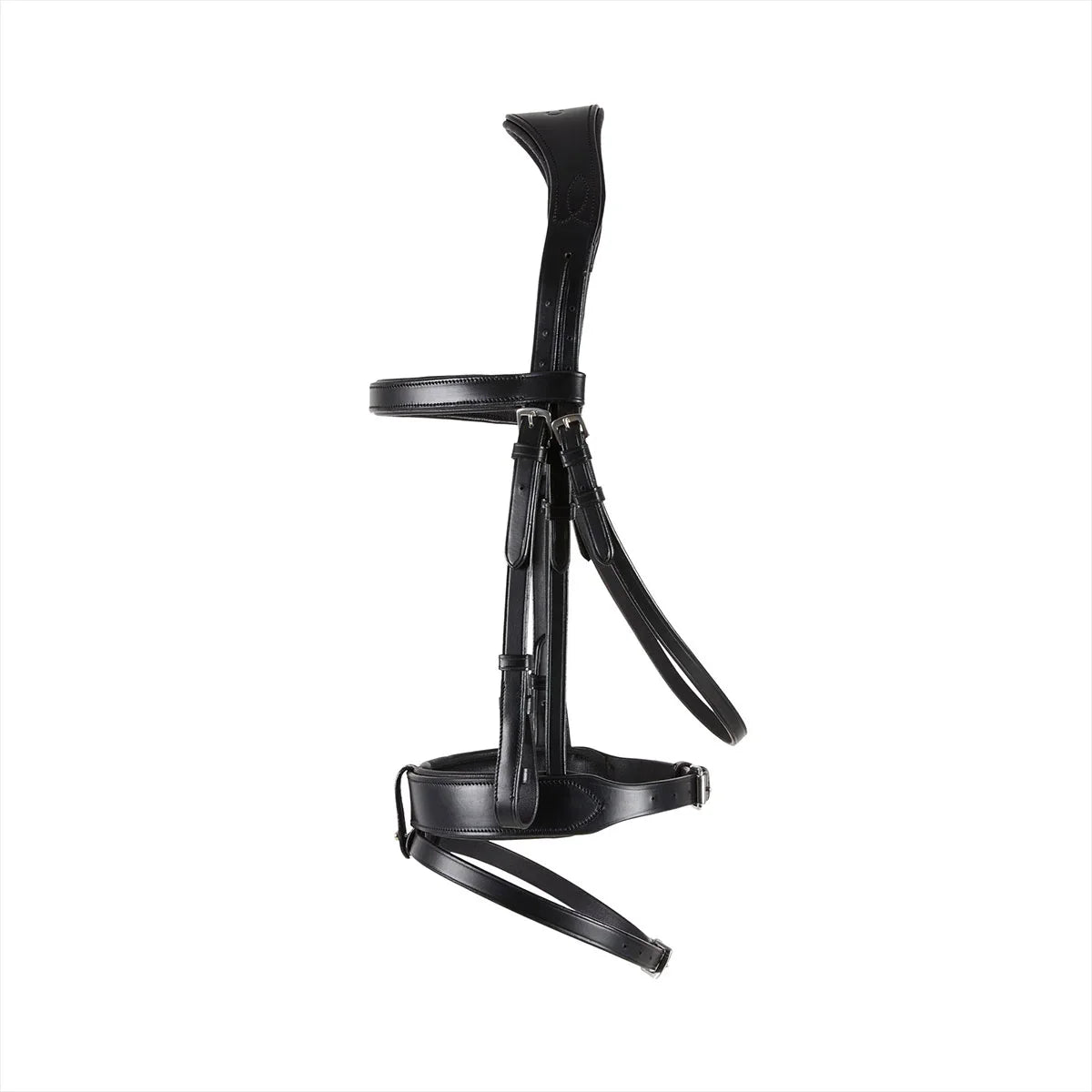 ComfortPro Show Bridle (Hunter Bridle) with Inside Grip Reins