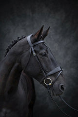 ComfortPro Show Bridle (Hunter Bridle) with Inside Grip Reins